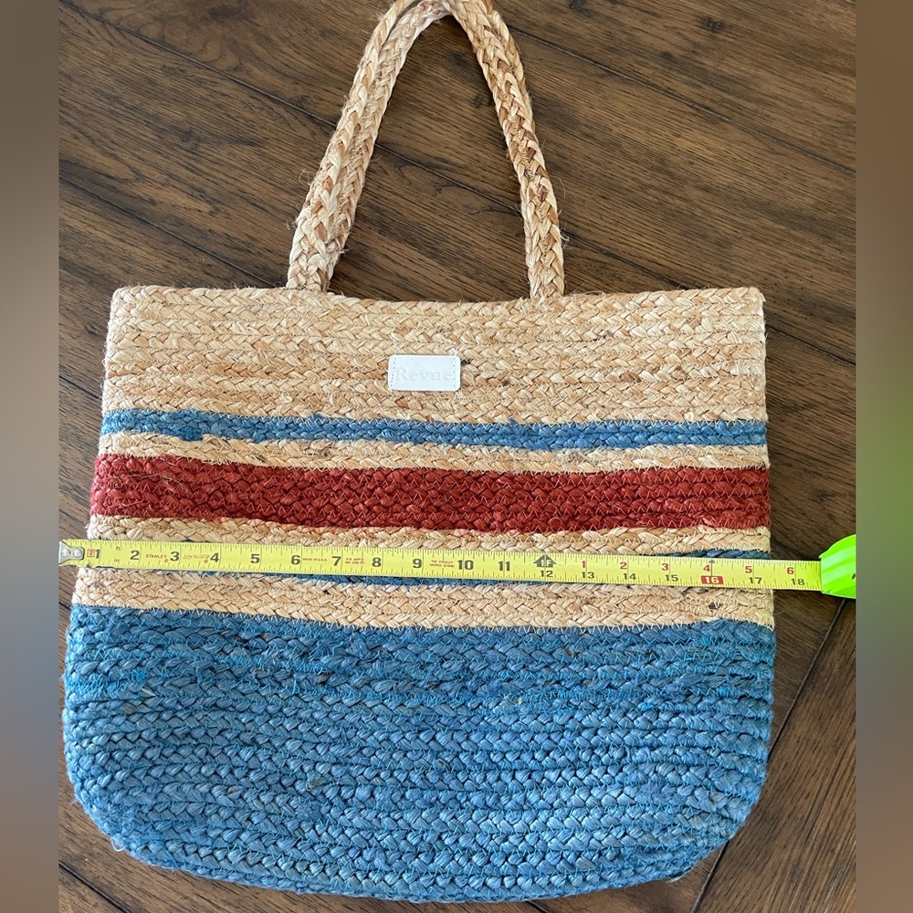 Revue boho style jute tote bag - Picture 6 of 8